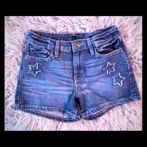 Gapkids jean shorts with star stitching (girls)